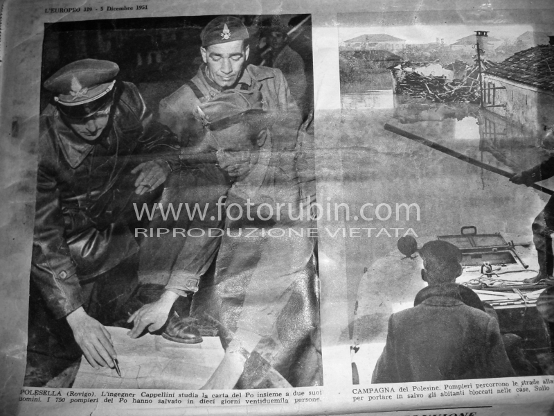ALLUVIONE POLESINE 1951
FOTO STORICHE VIGILI DEL FUOCO
