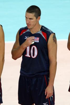 RILEY SALMON<br/>USA - Francia<br/>Volley 2010<br/>Campionati mondiali pallavolo maschile 2010<br/>Roma 04-10-2010<br/>FOTO FILIPPO RUBIN