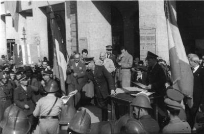 MANIFESTAZIONE CODIGORO 1949<br />
FOTO STORICHE VIGILI DEL FUOCO