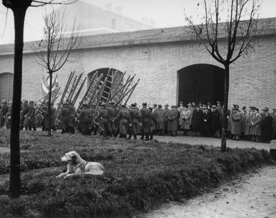 FESTA SANTA BARBARA 1954<br />FOTO STORICHE VIGILI DEL FUOCO