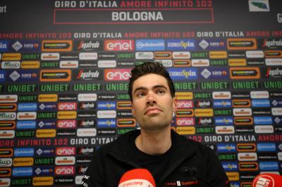 Foto Filippo Rubin <br />
09 maggio 2019 Bologna (Italia)<br />
Sport Ciclismo<br />
Giro d'Italia 2019 - edizione 102 - Conferenza Stampa Team<br/><br />
Nella foto: Team Sunweb<br/>DUMOULIN Tom<br />