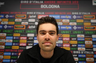 Foto Filippo Rubin <br />
09 maggio 2019 Bologna (Italia)<br />
Sport Ciclismo<br />
Giro d'Italia 2019 - edizione 102 - Conferenza Stampa Team<br/><br />
Nella foto: Team Sunweb<br/>DUMOULIN Tom<br />