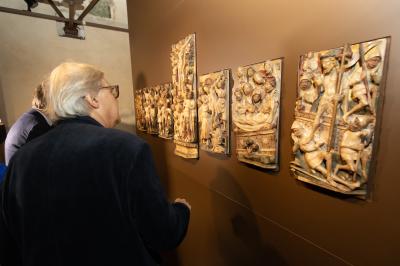 VITTORIO SGARBI<br />INAUGURAZIONE PERCORSO 300 MUSEO PALAZZO SCHIFANOIA FERRARA