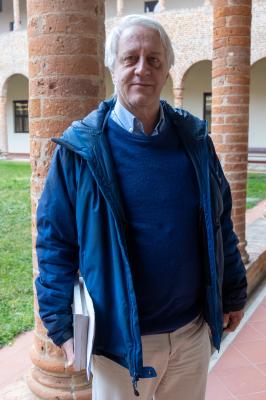 PROFESSOR GUIDO BARBUJANI<br />RITORNO LEZIONE IN PRESENZA UNIVERSITA' DI FERRARA<br />COVID COVID19 CORONAVIRUS PANDEMIA