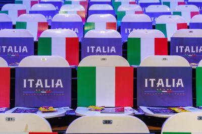 <br />ITALIA - BELGIO<br />VOLLEY CAMPIONATI EUROPEI PALLAVOLO MASCHILE<br />BOLOGNA 28-08-2023<br />FOTO FILIPPO RUBIN