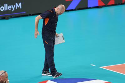 BARI, ITALY - SEPTEMBER 9:  during the CEV EuroVolley 2023 match between Netherlands and Germany at the Pala Florio on september 9, 2023 in Bari, Italy<br/> (Photo by Filippo Rubin/BSR Agency)