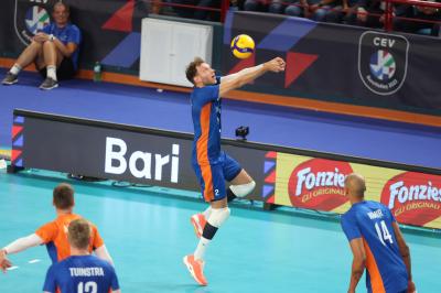 BARI, ITALY - SEPTEMBER 9:  WESSELKEEMINK during the CEV EuroVolley 2023 match between Netherlands and Italy at the Pala Florio on september 12, 2023 in Bari, Italy<br/> (Photo by Filippo Rubin/BSR Agency)